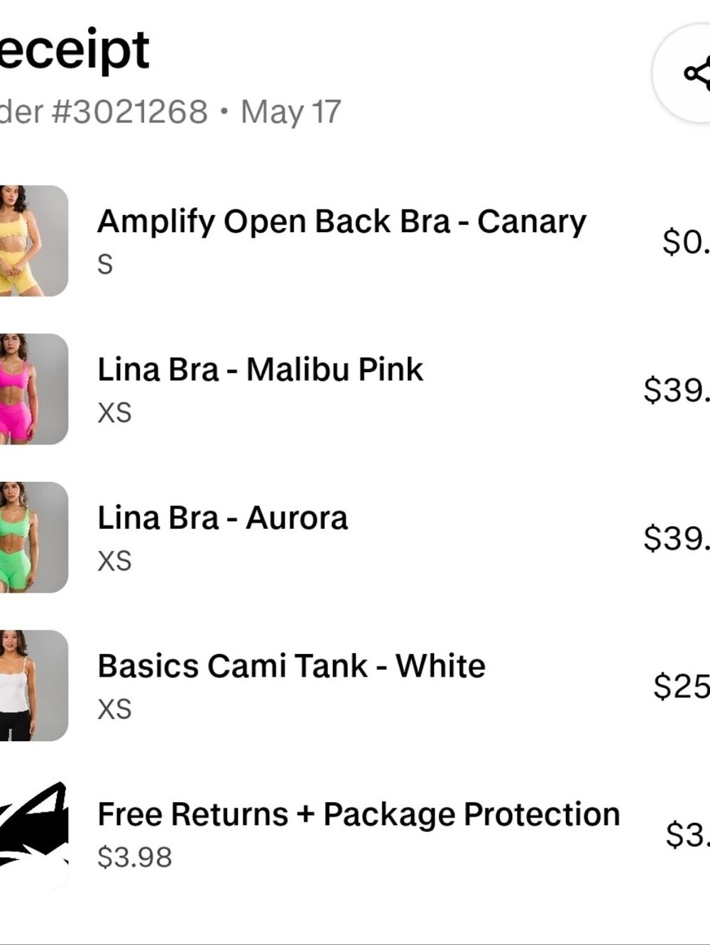 Alphalete Women’s Lina Bra — Aurora, size XS - Picture 5 of 5